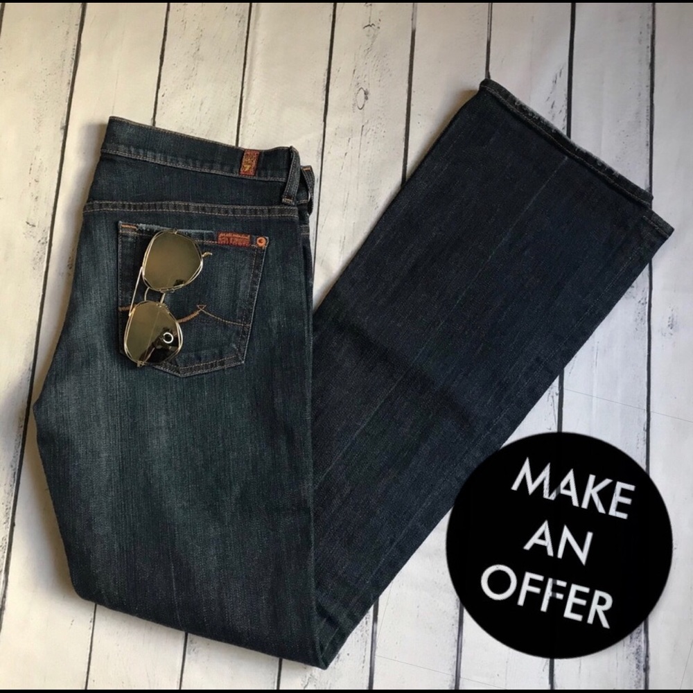 Dark Blue 7 for all Mankind excellent condition.